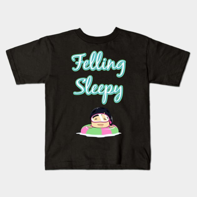 Felling Sleepy Kids T-Shirt by sfajar